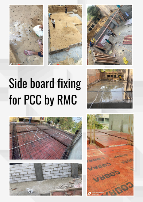 Side board fixing by RMC